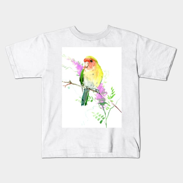 Lovebird Kids T-Shirt by surenart